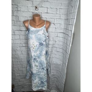 NWT Lungo L’arno Sz M, 100% Linen Made in Italy Pockets! Dress, Coverup